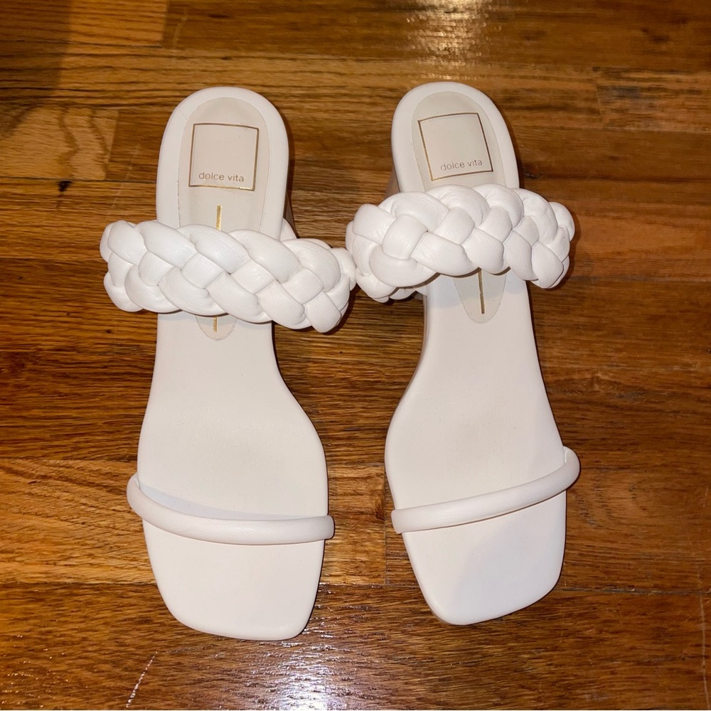 Dolce Vita Square Toe Braided Strap Sandals